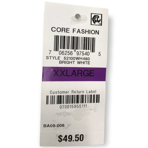 *JM Collection Women's Plus Size 2X White Linen Casual Dress Pants - Picture 4 of 5